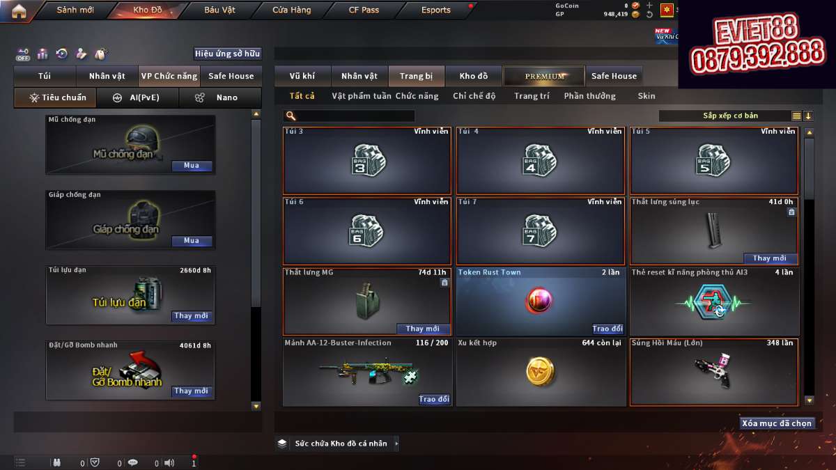 shop acc cf uy tin gia re